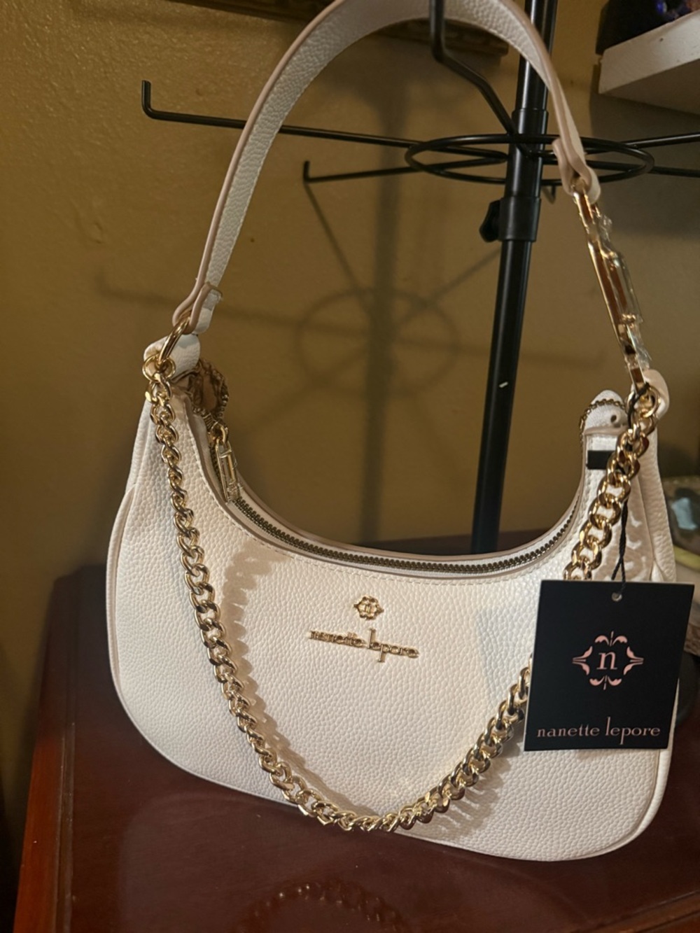 Nanette leopore shoulder bag white NWT